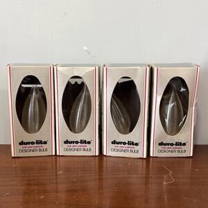 Duro Lite 25w Designer Light Bulb FLAMESCENT No. 4030 Lot Of 4